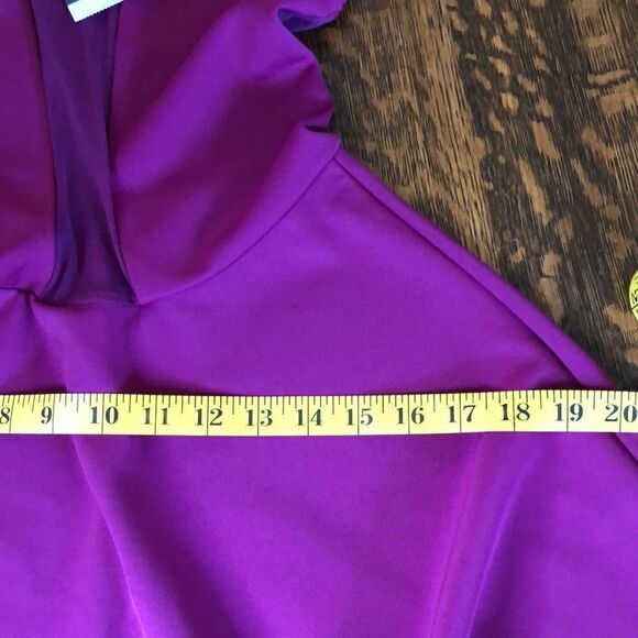 NEW Topshop raspberry fit and flare dress NWT - Picture 12 of 13